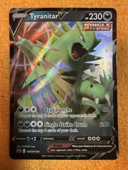 Tyranitar V SWSH109 SWSH: Sword & Shield Promo Cards Holo - Image 1