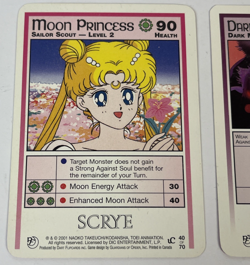 Sailor Moon CCG Rare Promo Card Lot Of 2 Dark Moon Minions And Moon Princess - Image 2