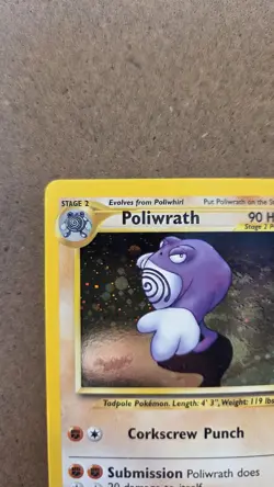 Poliwrath Neo Discovery 9/75 Rare holo NM - ungraded Pokemon Card - Image 3