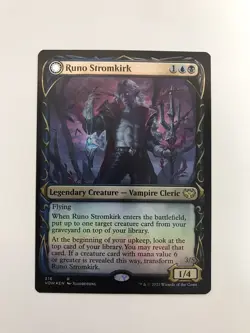 Runo Stromkirk / Krothuss Lord of the Deep Foil Showcase MTG Magic Card Mint VOW - Image 1