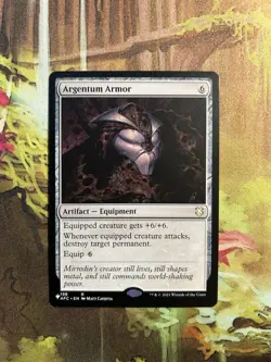 MTG Argentum Armor - 198/062 / English / Near Mint - Image 1