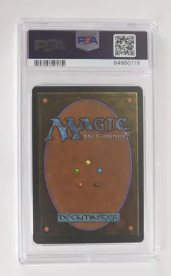 1994 MTG Magic: The Gathering Bayou Revised TCG Dual Land PSA 8 Graded - Image 2