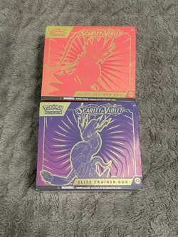 Pokemon Scarlet and Violet Base Set Elite Trainer Box ETB Set Miraidon Koraidon 820650853418 - Image 1