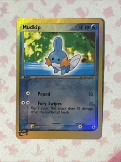Pokemon EX Ruby and Sapphire Mudkip Reverse Holo 60/109 - Image 1
