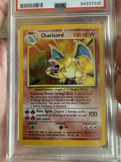 PSA 8 Pokemon TCG Base Set #004/102 Charizard Holo - Image 4