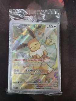 Eevee 173 SV Prismatic Evolutions Black Star Holo Promo - Sealed With Dividers - Image 1