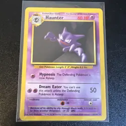 Pokemon TCG Haunter Base Set 29/102 Regular Unlimited Uncommon - Image 1
