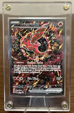 Pokemon Oricorio EX 024 Black Star UPC Promo Phantasmal Flames NM/Mint + Case - Image 1