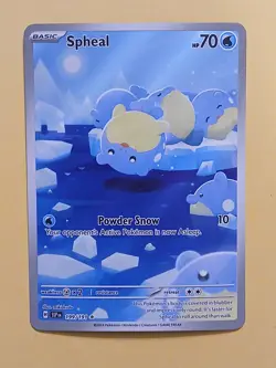 Pokemon Scarlet & Violet Surging Sparks Spheal 199/191 Illustration Rare - Image 1