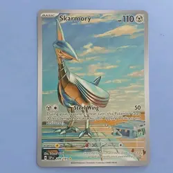 Skarmory Pokemon Scarlet & Violet Surging Sparks 209/191 Illustration Rare - Image 1