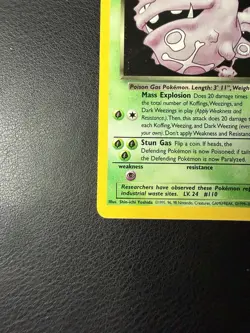 2000 Pokemon - Dark Weezing #14/82 - Team Rocket Unlimited - Holo Rare - NM/LP+ - Image 5