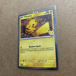 Pikachu 051/162 Stamped 2026 Pokemon Day 30 Promo TCG With Coin - Image 2