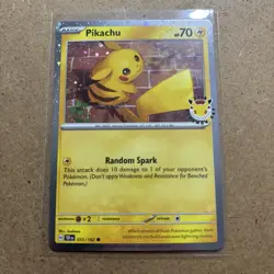 Pikachu 051/162 Stamped 2026 Pokemon Day 30 Promo TCG With Coin - Image 3