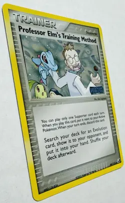 2005 Pokemon EX #89 Professor Elm’s Training Method Unseen Forces Rev. Foil NM ! - Image 2