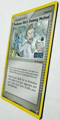 2005 Pokemon EX #89 Professor Elm’s Training Method Unseen Forces Rev. Foil NM ! - Image 3