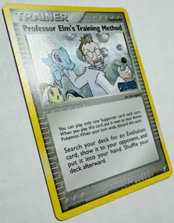 2005 Pokemon EX #89 Professor Elm’s Training Method Unseen Forces Rev. Foil NM ! - Image 4