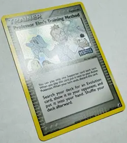2005 Pokemon EX #89 Professor Elm’s Training Method Unseen Forces Rev. Foil NM ! - Image 5