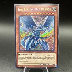 *** BLUE-EYES SHINING DRAGON *** SECRET RARE LCKC-EN008 Unlimited YUGIOH! - Image 1