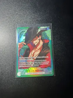 One Piece TCG Dracule Mihawk Alternate Art Leader OP14-020 The Azure Sea’s Seven - Image 5