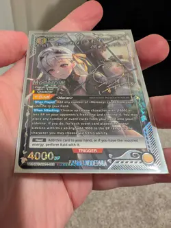 Modernia 3 Star SR*** UE14BT/NIK-1-019 Nikke Union Arena English Signature - Image 2