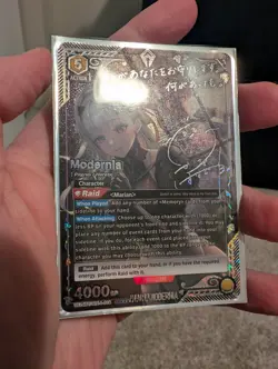 Modernia 3 Star SR*** UE14BT/NIK-1-019 Nikke Union Arena English Signature - Image 3