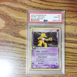 EX Delta Species HYPNO 23/113 Reverse Holo Graded Pokemon Card - PSA Gem Mint 10 - Image 1