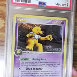 EX Delta Species HYPNO 23/113 Reverse Holo Graded Pokemon Card - PSA Gem Mint 10 - Image 2