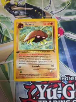Pokemon Fossil 1st Edition Kabuto Common Card 50/62 MP - Image 1