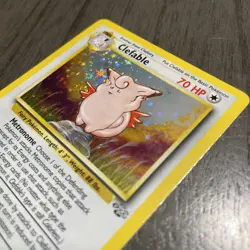 POKEMON CLEFABLE #01/64 - HOLO RARE - JUNGLE UNLIMITED - 70HP TCG CARD - Image 4