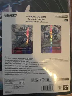 Digimon Card Playmat Card Set Pyledramon Dinobeemon Digimon ENGLISH - Image 2