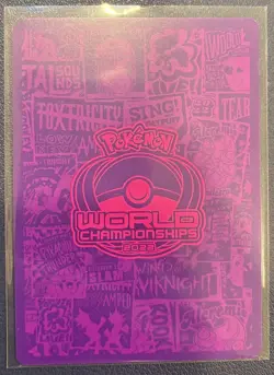 Mew Vmax 114/264 2023 World Championship NM Pokemon Card Vance Kelley Deck - Image 2