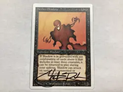MTG Revised NETHER SHADOW Signed Artist Deceased LP (BIN) Graded Power - Image 1