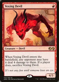 1x Vexing Devil NM Eng MTG - Ultimate Masters - Image 1