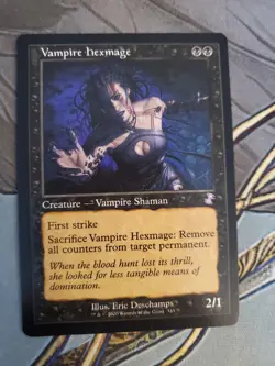 MTG Vampire Hexmage Time Spiral Remastered Timeshifted NM 2020 - Image 1