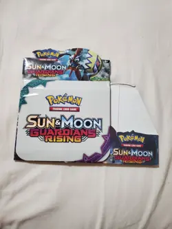 Pokemon Empty Guardians Rising Booster Box Display - Image 1