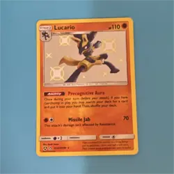 Lucario Pokemon TCG Hidden Fates SV22/SV94 Shiny Holo Rare 110 HP Ability - Image 1