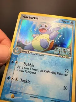 Wartortle 42/100 Reverse Holo EX Crystal Guardians Pokemon 2006 MP - Image 2