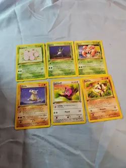 Pokemon Cards Jungle Set Lot WOTC 1999 LP Common 1st Edition - Image 1