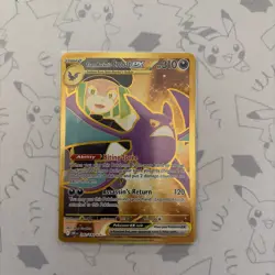 Team Rockets Crobat ex 242/182 Pokemon TCG Destined Rivals Gold Hyper Rare Holo - Image 1