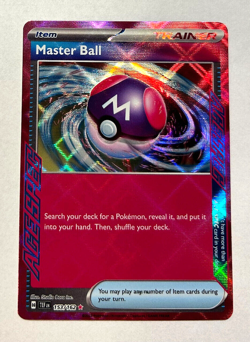 Pokemon Temporal Forces - MASTER BALL - ACE SPEC - 153/162 - NM/M - Image 1