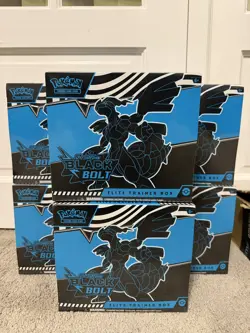 Pokemon TCG Black Bolt Elite Trainer Box ETB X 10 Brand New Sealed Fast Ship 🚚 - Image 1
