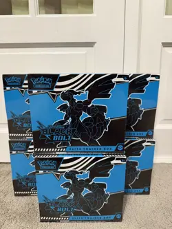 Pokemon TCG Black Bolt Elite Trainer Box ETB X 10 Brand New Sealed Fast Ship 🚚 - Image 3