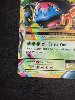 Pokemon TCG Evolutions Ultra Rare Holo Mega M Venusaur EX 2/108 NM - Image 3