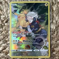 Pokemon TCG Pikachu TG05/TG30 Lost Origin Trainer Gallery Ultra Rare Holo Engli… - Image 1