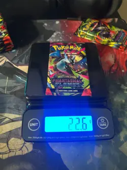POKEMON MEGA EVOLUTION Phantasmal Flames Booster Pack WEIGHTED HEAVY 22.6 g - Image 1