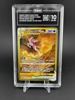 Origin Forme Palkia Vstar Pokemon Crown Zenith GG67 Sword And Shield TAG 10 - Image 1