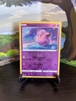 Clefairy 074/192 - Rebel Clash - Reverse Holo - Common - Pokemon - LP - Image 1