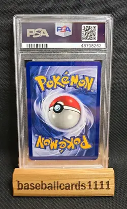 1999 POKEMON BASE SET 1ST EDITION #8 MACHAMP-HOLO PSA 9 P1 - Image 2