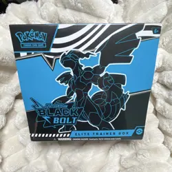 Pokemon TCG Scarlet & Violet Black Bolt Elite Trainer Sealed Box - Image 1