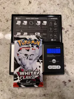 VERY HEAVY!! (22.61g) Pokemon White Flare – Factory Sealed Booster Pack - Image 1